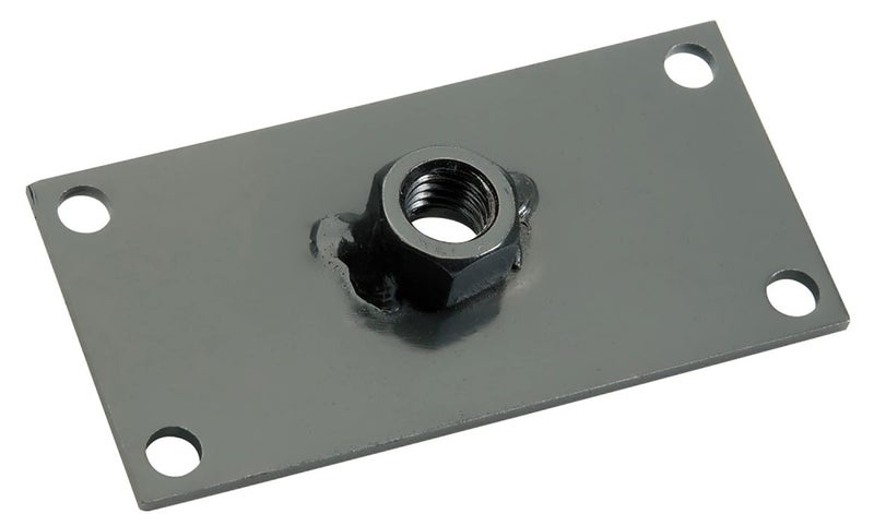 Raider CRP-1212 Crank Plate 1/2" Threaded Nut for Snowmobile Trailer Tie Down Bolt/Bar, Black - Image 1